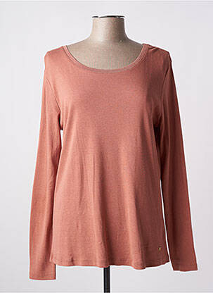 Top stretch manches longues marron C'EST BEAU LA VIE femme