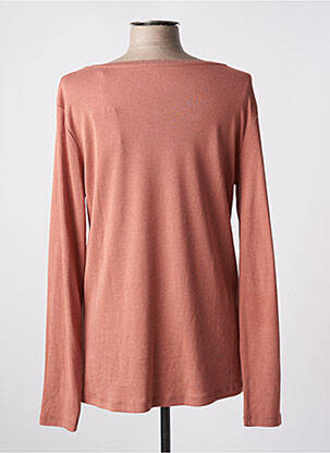 Top stretch manches longues marron C'EST BEAU LA VIE femme