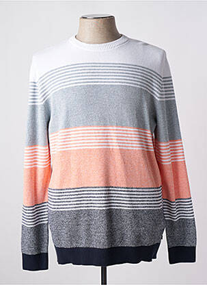 Pull stretch manches longues blanc TOM TAILOR homme