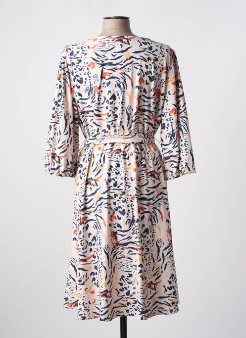 Robe mi-longue beige K-DESIGN pour femme