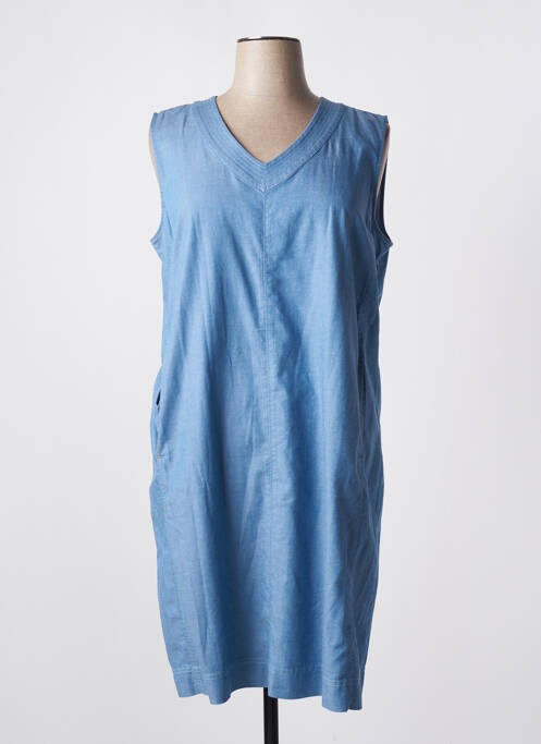 Robe mi-longue bleu DIANE LAURY pour femme