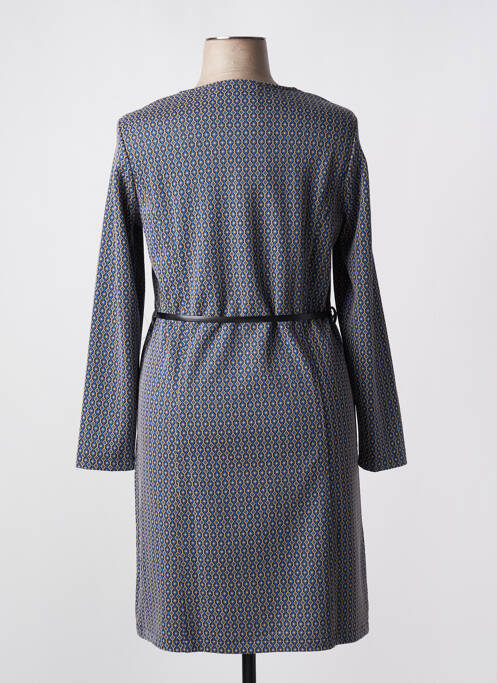Robe mi-longue bleu DIANE LAURY femme