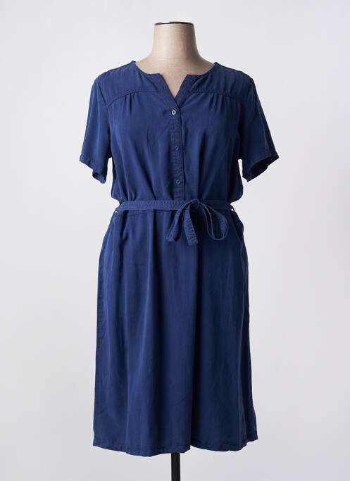 Robe mi-longue bleu DIANE LAURY pour femme