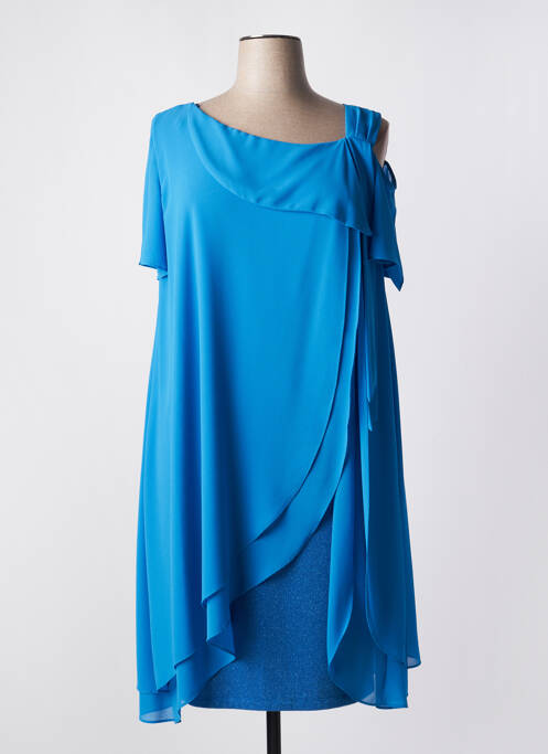 Robe mi-longue bleu EDAS pour femme