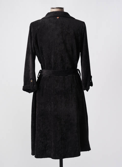 Robe mi-longue noir AMELIE & AMELIE pour femme