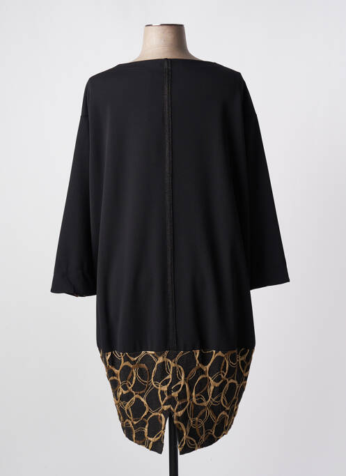 Robe mi-longue noir KAKIE pour femme