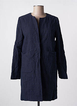 Veste casual col rond bleu NICE THINGS femme