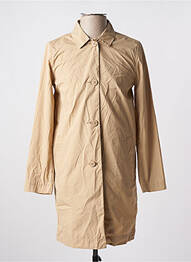 Trench tissage popeline sans capuche beige LEVIS femme