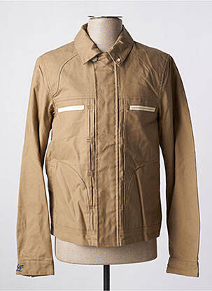 Veste casual coupe droite beige SCOTCH & SODA homme