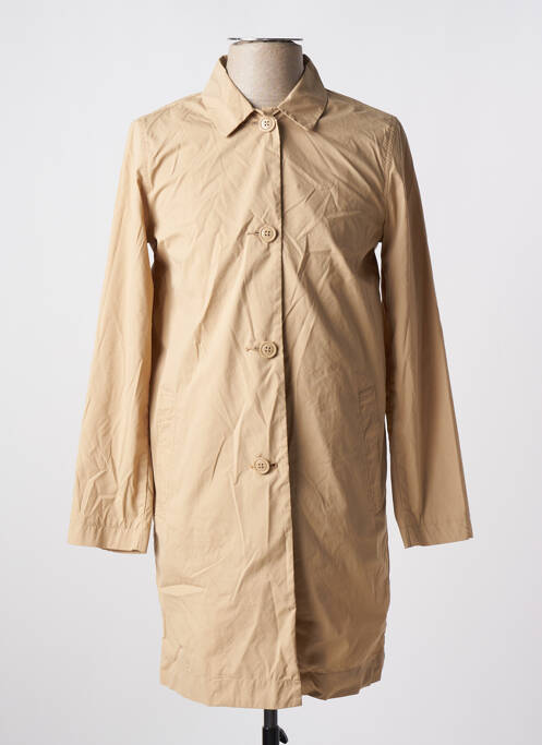 Trench tissage popeline sans capuche beige LEVIS femme