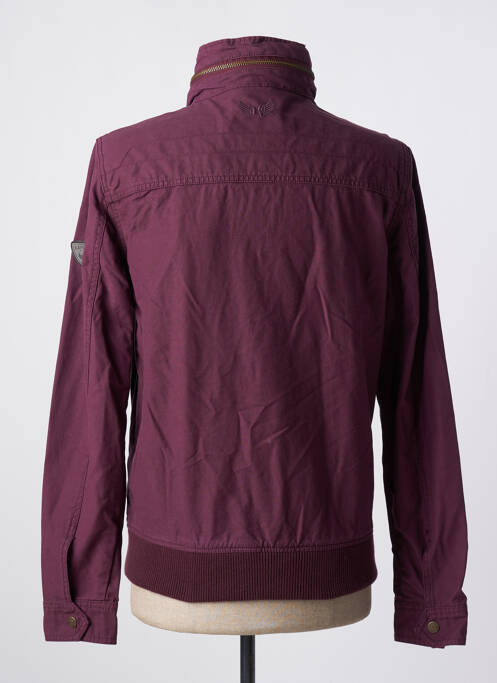 Blouson fermeture zippée sous rabat pressionné rouge KAPORAL homme