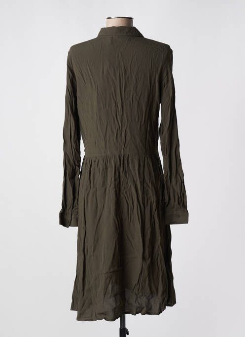 Robe mi-longue vert MINIMUM pour femme