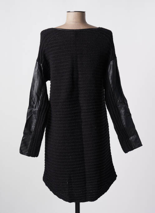 Robe pull noir 2 TWO pour femme