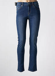 Jeans coupe slim taille basse taille basse bleu CHEAP MONDAY femme