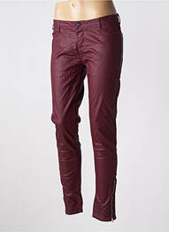 Pantalon slim poches violet TEDDY SMITH femme