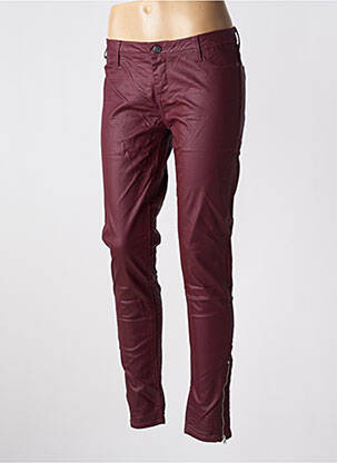 Pantalon slim poches violet TEDDY SMITH femme