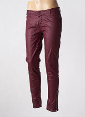 Pantalon slim violet TEDDY SMITH pour femme seconde vue