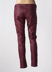 Pantalon slim violet TEDDY SMITH pour femme seconde vue