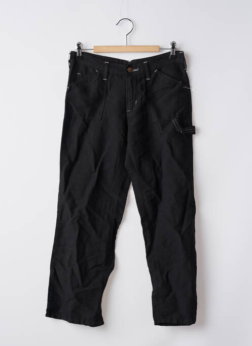 Pantacourt coupe droite noir CIMARRON femme