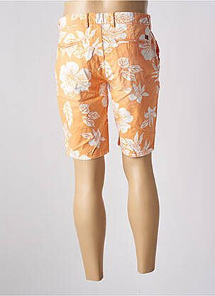 Bermuda taille à pinces taille normale orange REDSOUL homme