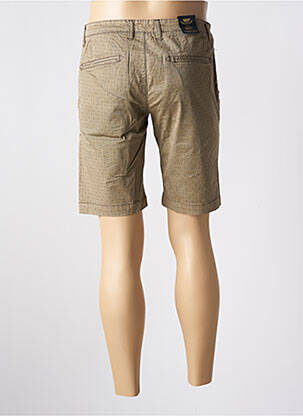 Bermuda taille à pinces taille normale vert RECYCLED ART WORLD homme