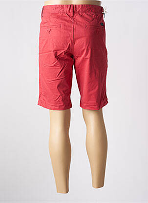 Bermuda taille à pinces taille normale rouge TEDDY SMITH homme