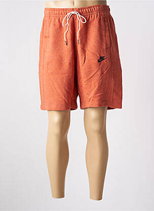 Short orange NIKE pour homme