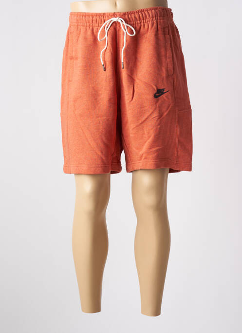 Short orange NIKE pour homme