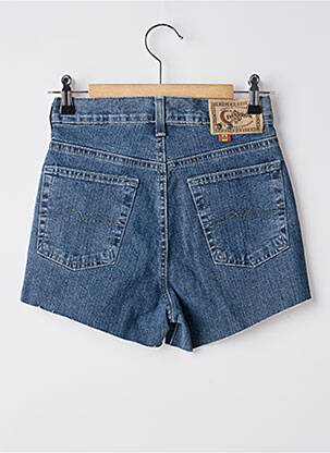 Short tissage denim taille haute bleu CIMARRON femme