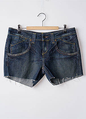 Short tissage denim taille basse bleu TEDDY SMITH femme
