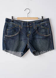 Short tissage denim taille basse bleu TEDDY SMITH femme