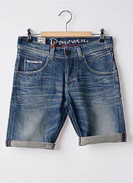 Bermuda stretch taille normale bleu DONOVAN homme