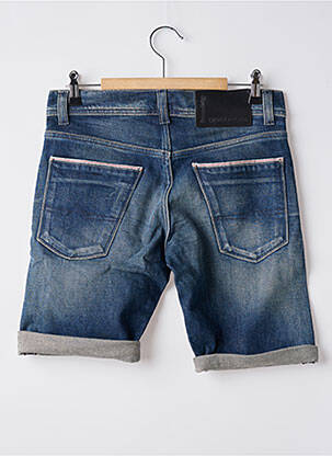 Bermuda tissage denim taille normale bleu DONOVAN homme