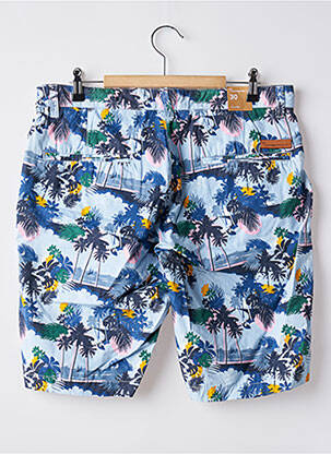 Bermuda taille à pinces taille normale bleu KNOWLEDGE COTTON APPAREL homme