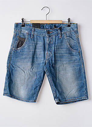Bermuda tissage denim taille normale bleu GUESS homme