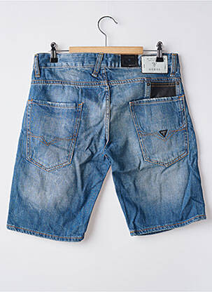 Bermuda tissage denim taille normale bleu GUESS homme
