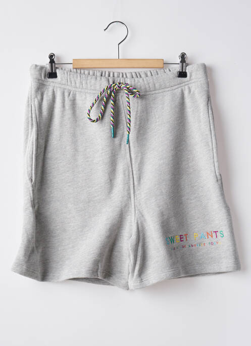 Short fermeture liens à nouer taille normale gris SWEET PANTS homme