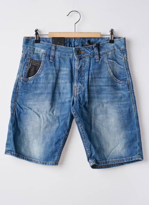 Bermuda stretch taille normale bleu GUESS homme