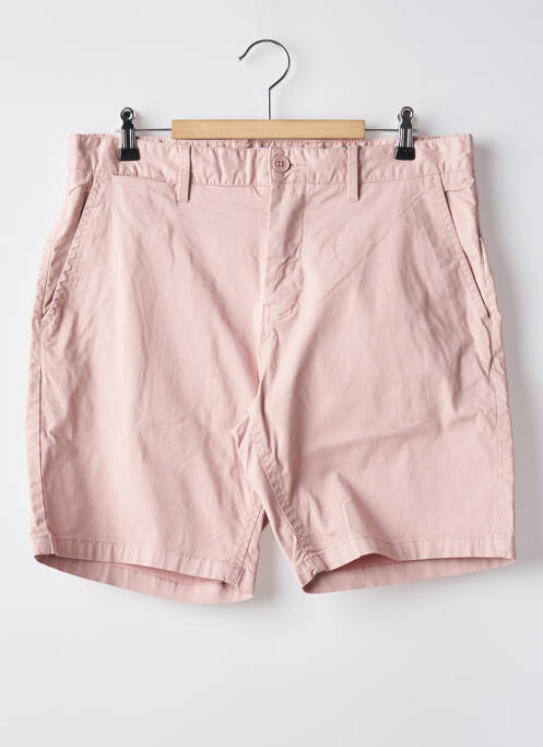 Short tissage popeline taille normale rose MINIMUM homme