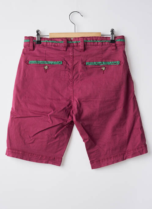 Bermuda rouge RECYCLED ART WORLD pour homme