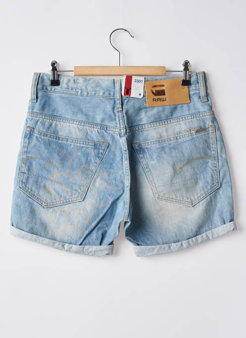 Short bleu G STAR pour homme
