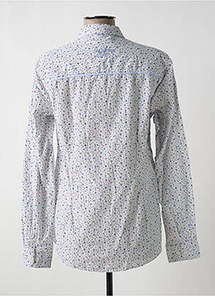 Chemisier imprimé fleurs manches longues blanc BLACK WELLIS femme
