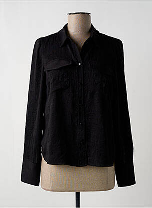 Chemisier coupe fluide manches longues noir AWARE BY VERO MODA femme
