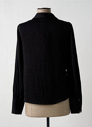 Chemisier coupe fluide manches longues noir AWARE BY VERO MODA femme
