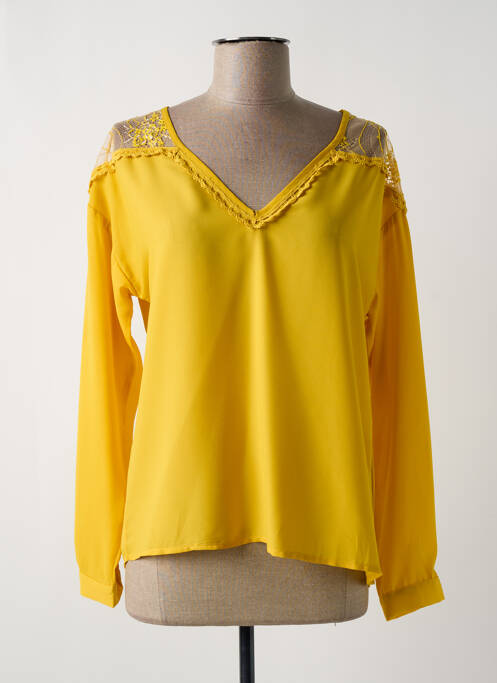 Blouse jaune UNIKA pour femme