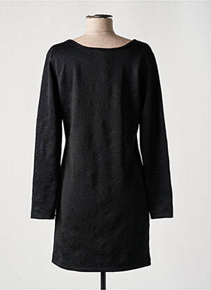 Robe courte manches longues manches longues noir COQUELICOT femme
