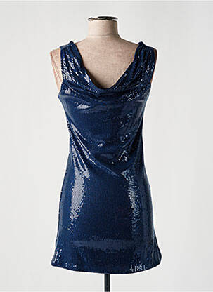 Robe courte sans manche sans manche bleu LPB femme