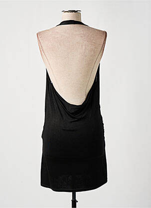 Robe courte sans manche sans manche noir JUS D'ORANGE femme