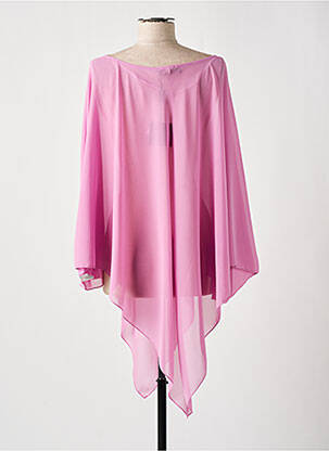 Tunique manches longues légère et transparente violet EDAS femme