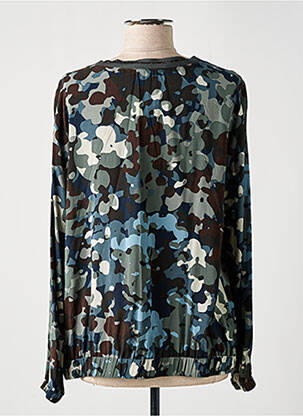 Top stretch manches longues bleu BETTY BARCLAY femme